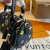 LV Black Monogram Multicolore Speedy 16 Nano * Takashi Murakami