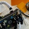 LV Black Monogram Multicolore Speedy 16 Nano * Takashi Murakami