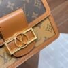 LV Daphine Messenger Bag, made of full-grain cowhide.