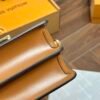 LV Daphine Messenger Bag, made of full-grain cowhide.
