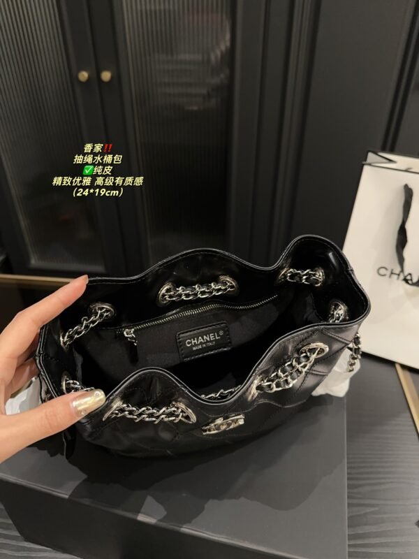 Chanel Drawstring Bucket Bag