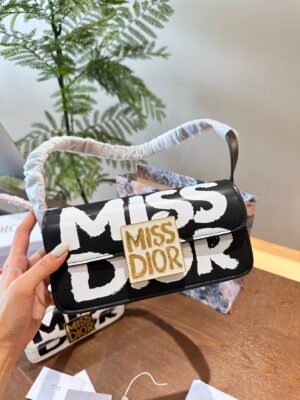 Dior Armpit Bag with Graffiti Print